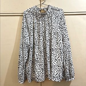 M&S top animal print